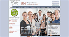 Desktop Screenshot of bni-rheinland.de